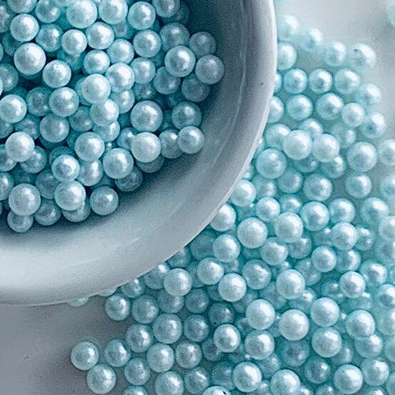 Edible Blue Pearls 4mm