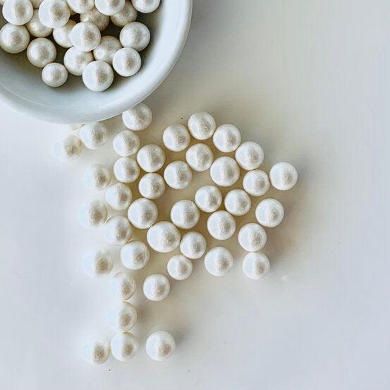 8mm White Sugar Pearls